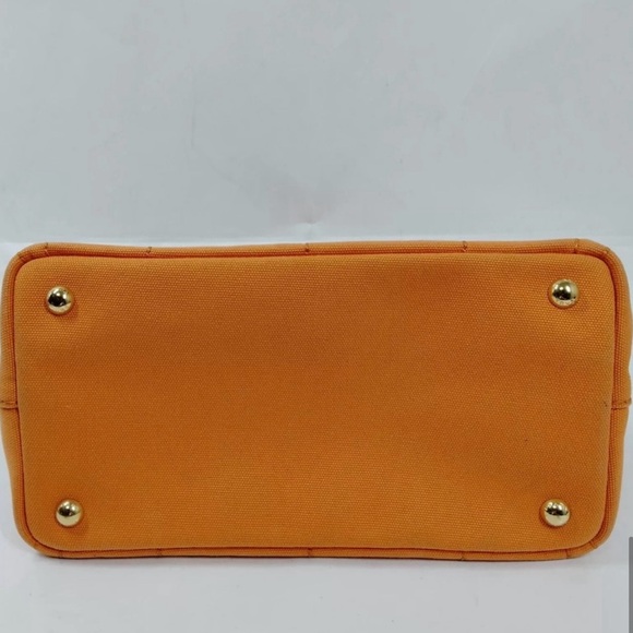 PRADA Canapa Canvas Tote Handbag/Crossbody Bag - Picture 8 of 9